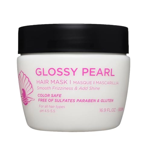 Luseta Glossy Pearl Hair Mask for Dull Hair, Adds Shine 16.9 Oz