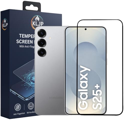 Image of Military-Grade Gorilla Tempered Glass For Samsung S25 Plus With Installation Kit | Edge to Edge Coverage | Black