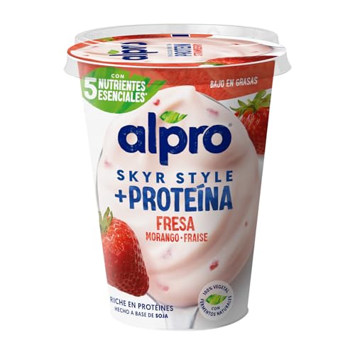 Alpro Soja Fresa Skyr style + Proteina, 400 g