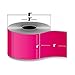 Datamax-Oneil 4" x 6" Thermal transfer floodcoated pink paper label. 1,000 labels/roll, 4 roll case 420970-PNK