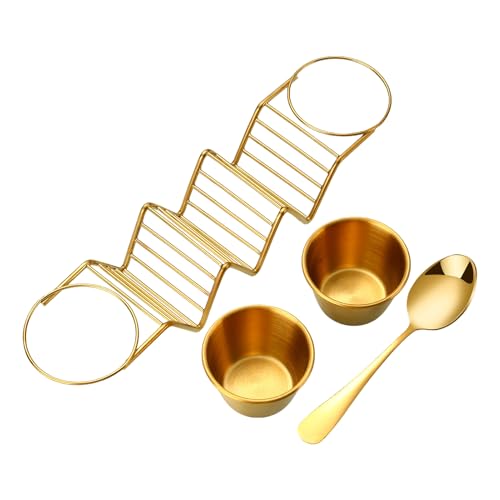 Taco Holder Stand, Comfort Grip Dessert Spoon, 23cm, Taco Holder,