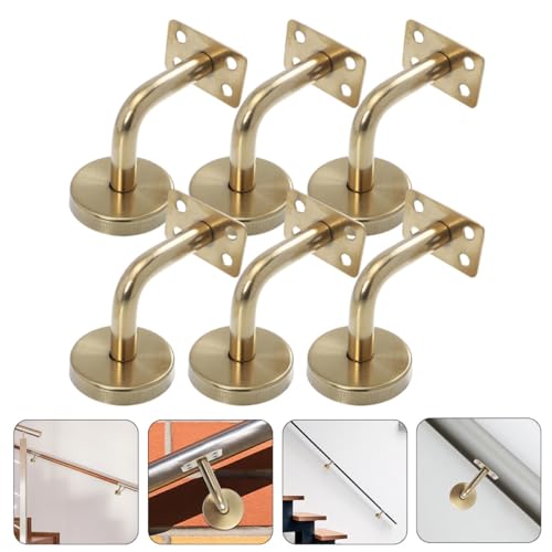 Support de main courante acier inoxydable pour garde-corps escalier et fixation murale solide - 4