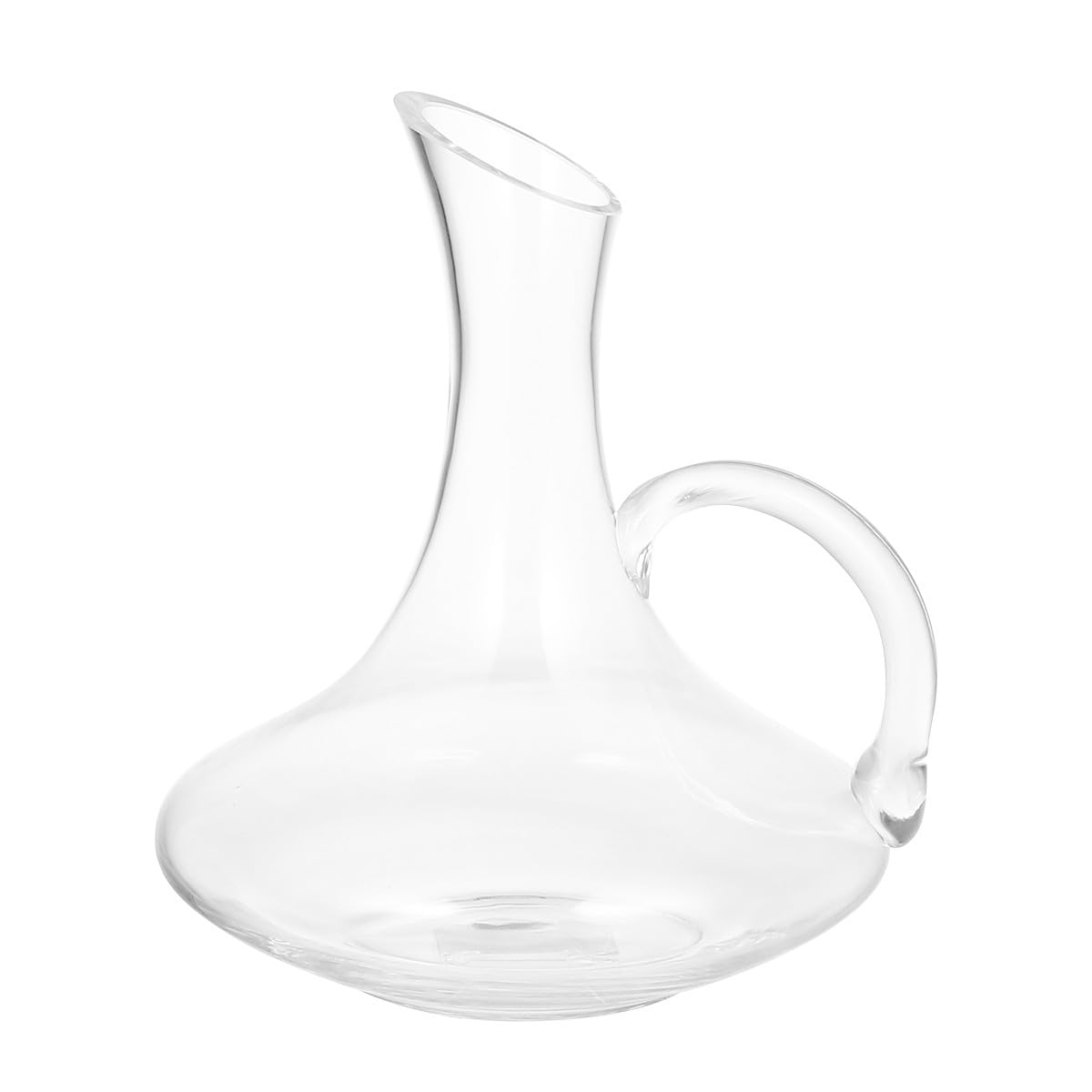 1 Stück Glas Rotweindekanter mit Griff, Transparenter Haushaltsdekanter
