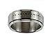 Christian Rings S48 I Am My Beloved Song of Solomon 6:3 Stainless Steel Spinner Ring Hebrew My Beloved is Mine