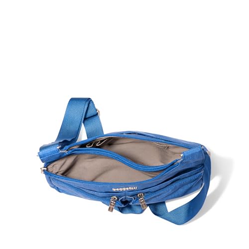 Image of Baggallini Crossbody Travel Bag 11x8.5 Lightweight Water-resistant Nylon Handbag