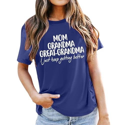 Maglietta da donna grafica casual a maniche corte confortevole e...