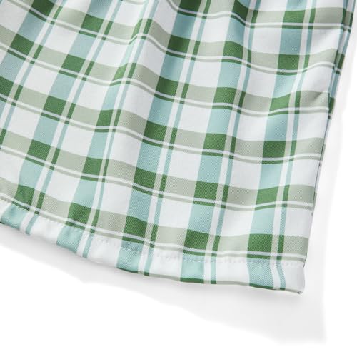 Image of Pivanzore Y2k Plaid Shorts for Women Casual Elastic Waist Aesthetic Lounge Bottom Baggy Pajama Shorts Boxers Sleepwear