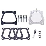 Clear Valve Cover With Billet Valve Cover Spacer Black For Predator Non-Hemi 212cc Engine For Coleman BT200X CT200U Go Kart For Honda GX160 GX200 Engine Go Kart Parts