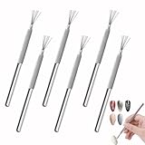 hhfvvda7-Pin Nail Liner Brushes for Gel Art 6 PCS Nail Liner Brush Beetles Professional Art Gel Pens for Manicure Designs