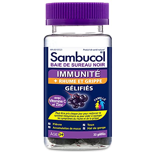 Sambucol Black Elderberry Immunity Gummies | Immune Support & Antioxidant | Quickly Relieves Cold & Flu Symptoms | Ideal for Families | Gluten Free | 30 count (Pack of 1) by Sambucol - Image 6