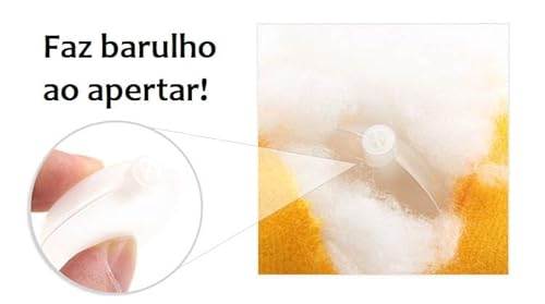 Brinquedo Bichinhos De Pelúcia E Corda Pet Para Cães E Gato Galinhos (Galinho Amarelo)