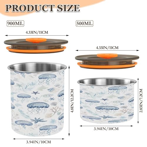 Envase de Café Hermético de Acero Inoxidable 30oz ATTX miniatura 2