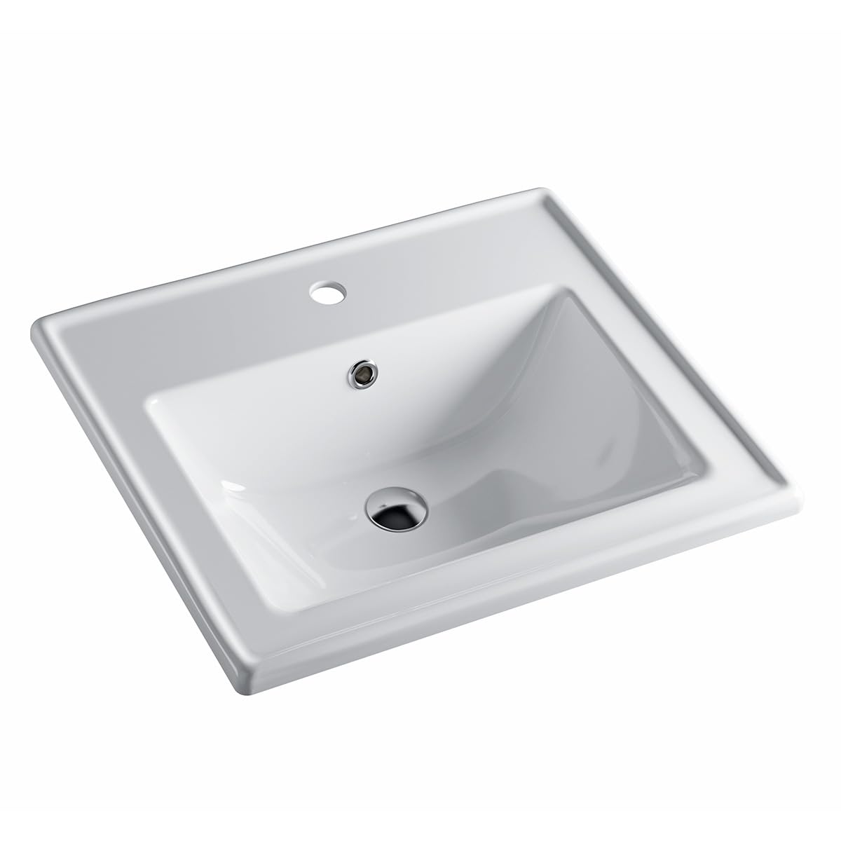 Amazon | Oaker 6574-01 長方形 20インチ ドロップインバス