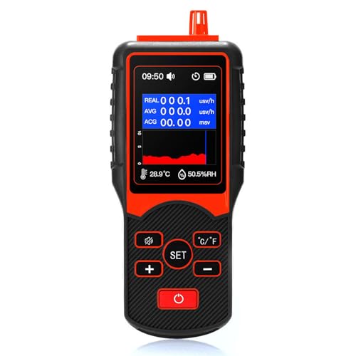 Medidor EMF Digital Recargable con Pantalla LCD a Color