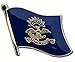 AES State of North Dakota ND Flag Bike Motorcycle Hat Cap Lapel Pin