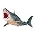 Garneck 3 Pcs Figurines de Requin en Plastique Modèle Mégalodon Réaliste Ornement d'animaux Marins Modèle Éducatif Jouets Cadeau Bureau Décoration de La Maison (Style Aléatoire)