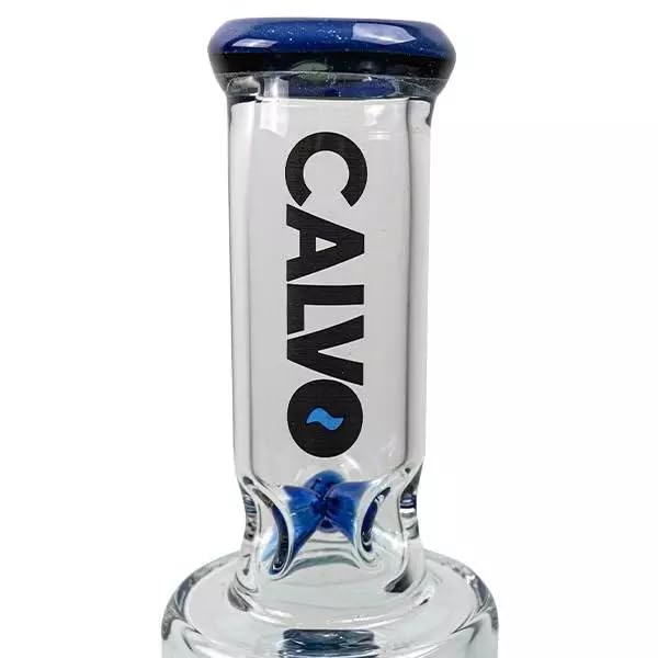Calvo Glass | Pipa de Agua - Double Shower Honey Drips 35 Cm