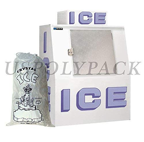 Pugdodo USPOLYPACK 20 Lb Ice Bags With Drawstring 13 In X 23 In X 1.85 Mil Pack Of 250 Heavy Duty Commercial Grade thumb #3