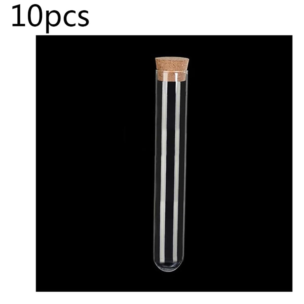 Vetreria da laboratorio 10 pezzi/lotto 18x180mm provetta in vetro borosilicato da laboratorio con tappo in sughero for esperimenti scientifici