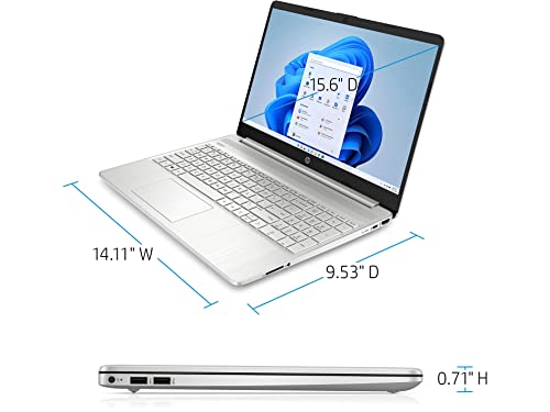 Hp 2022 15.6" Touchscreen Laptop, Intel 11Th Generation Core I5-1135G7, 16Gb Ram, 512Gb Pcie Ssd, Intel Iris Xe Graphics, 720P Hd Camera, Windows 11 Natural Silver, 32Gb Snowbell Usb Card #TOP4