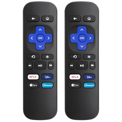 Pack of 2 Replacement Remote for Roku Box/Express/Premiere/Roku Player