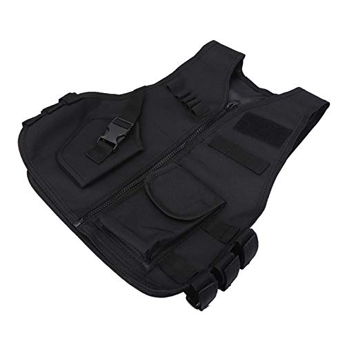 Tactisch vest voor kinderen, tactisch vest voor kinderen, camouflage tactisch vest, ademend kindervest beschermend vest… - Afbeelding 8