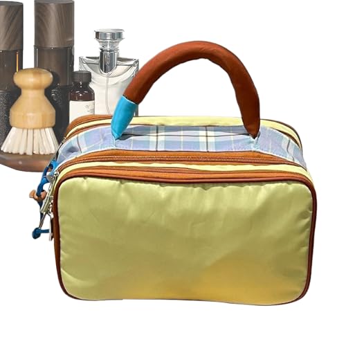 Neceser portátil de cosméticos,Estuche de Aseo Cuadros - de Maquillaje - para baño, Playa, Ocio, Vacaciones, Estadio, Concierto, avión, Viaje de Negocios,