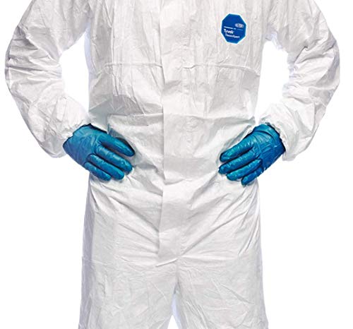 Image of Tyvek Classic Xpert Coveralls X 25, Bulk Buy Type 5/6 Coveralls, 25 Suits in Your Chosen Size (XL X 25 Suits) White