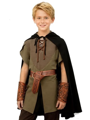Disfraz completo príncipe medieval para niños 4-12 años miniatura 2