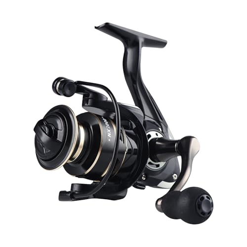 Andux Carrete Giratorio de Pesca de Agua Dulce Carrete de Pesca de Altura para señuelo Gear Ratio 5.2:1 MAX Drag 22LB NX2000 NX3000 NX4000 F/CL-01(NX2000)