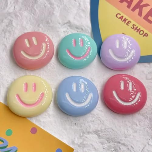 5 imanes decorativos de cara sonriente para refrigerador miniatura 7