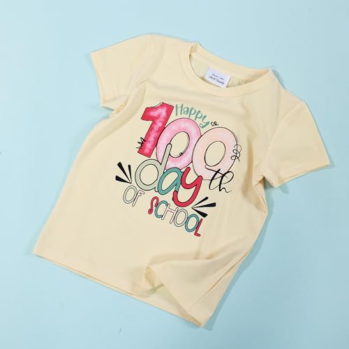 Image of 100 Days of School Shirt Girls and Kids Unicorn Heart Shirt