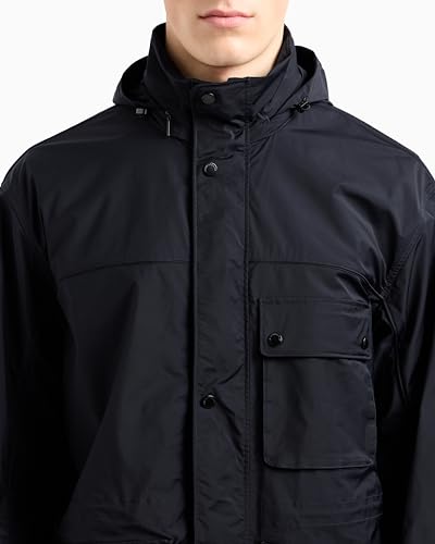 Armani Exchange Men's Stretch Trench Coat4