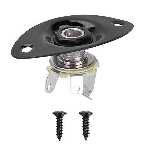 1/4 �M�^�[�o�͓��̓W���b�N�A�v���O�\�P�b�g 6.35mm�A�G���L�M�^�[�x�[�X�~���[�W�J���A�N�Z�T���[�p���t���l�W 2 �{�t���A�ȉ~�`�M�^�[�s�b�N�A�b�v (��)