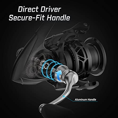 Image of Piscifun Carbon X II Spinning Reels, Light to 5.5oz, Upgrade Spinning Fishing Reel, Carbon Frame and Rotor, 6.2:1, 10+1 Double Shielded BB, Smooth Powerful Freshwater and Saltwater Fishing Reel-2000