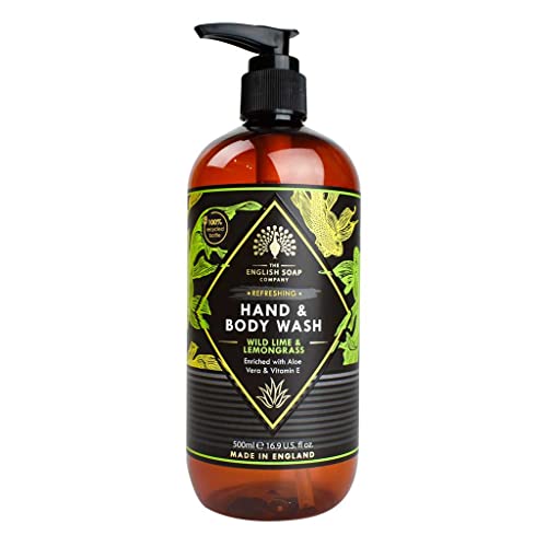 The English Soap Company Radiant Wild Lime and Lemongrass Hand and Body Wash 500ml