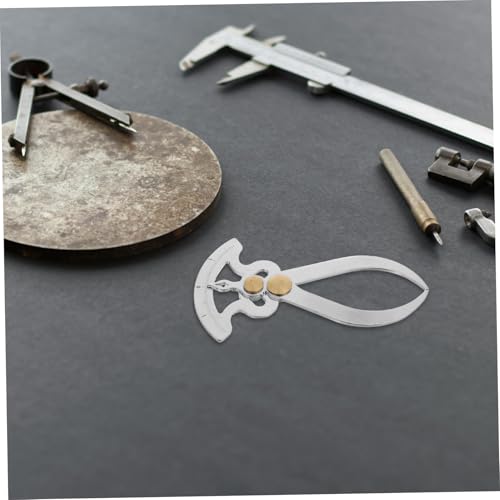 GANAZONO Calibrador de acero inoxidable para medición de espesores, herramienta portable para madera y metal, medidor de calibre de alta precisión miniatura 7