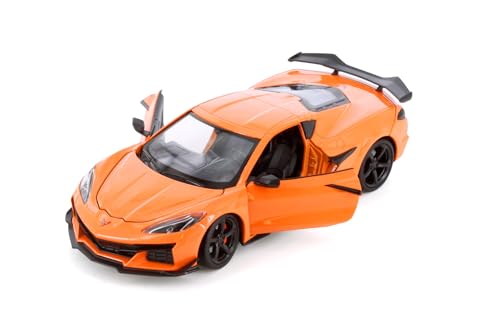 Welly Chevy Corvette Z06 Hardtop 2023 1:24 Naranja miniatura 2