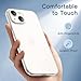 JETech Ultra Slim Case for iPhone 14 6.1-Inch, Camera Lens Cover Full Protection, Lightweight Matte Finish PP Hard Minimalist Case, Support Wireless Charging (Frosted Clear)