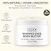 Opoku Essentials Whipped Shea Body Butter for Dry Skin & Sensitive Skin – 4oz Unscented with Ghanaian Shea Butter – 100% Natural, Vegan Moisturizing Cream