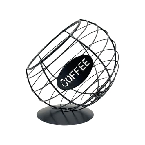 Coffee Pods Organiser Iron Art Dried Fruit Snacks Dispenser Large Capacity Espresso Holder Diagonal Storage Basket