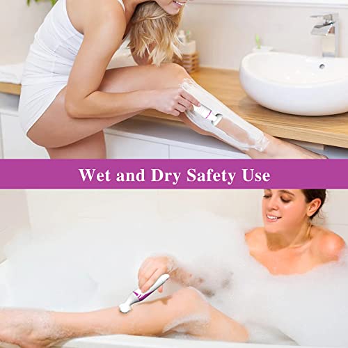 Electric Razor For Women, 5 In 1 Legs Painless Womens Shaver, Facial Hair Trimmer For Nose & Eyebrow-Body Hair Remover, Bikini&Legs&Underarms Removal For Ladies, Ipx6 Waterproof #TOP4