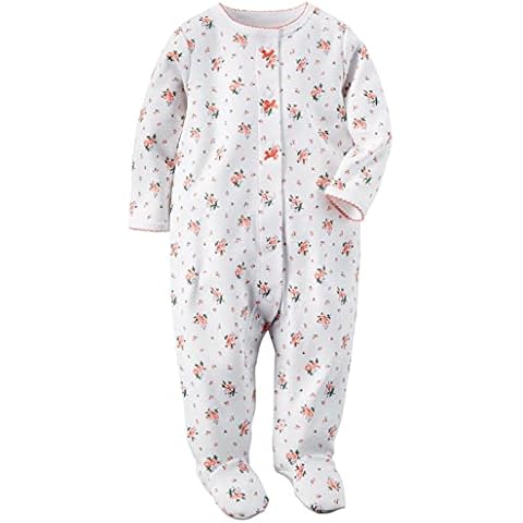 Carter's Baby Girls' Floral Sleepsuit Cover