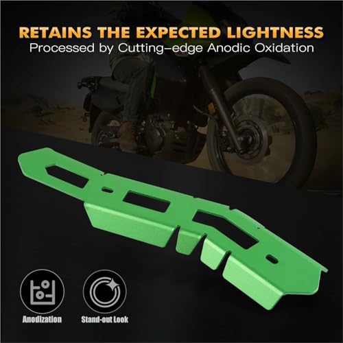 Protector de cadena para Kawasaki KLR650 2008-2018 verde 4