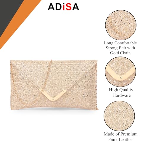 ADISA gold clutch – image 3