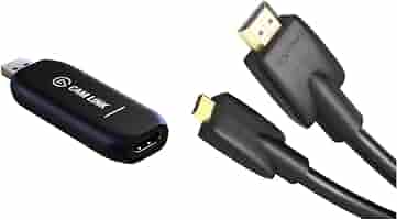 Elgato Cam Link 4K - Carte Acquisition Vidéo - Transforme Appareil Photo En Webcam 4K60 - Streaming Facile