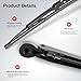 Replacement for Jeep Grand Cherokee 1998-2004, Rear Windshield Wiper Arm Blade Set - OTUAYAUTO Factory OEM Style 5102882AA