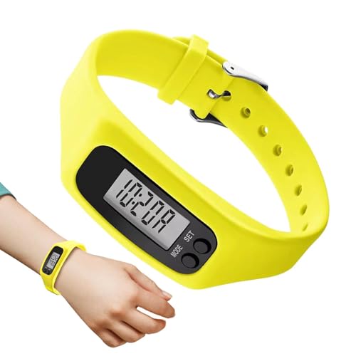 Reloj de fitness con contador de pasos – Contador de calorías y distancia, reloj de conteo de millas para caminar, trotar, ejercicio, reloj de actividad digital, dispositivo de conteo de pasos para