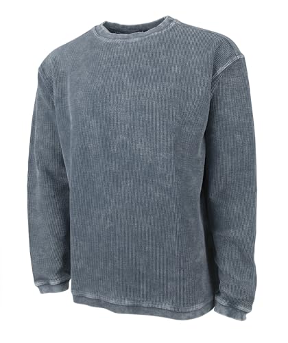 Image of Charles River Apparel Unisex Camden Crew Neck Sweatshirt, Men's & Women's Relaxed Pullove