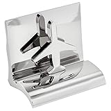 Chrome Metal Business Card Holder - Airplane